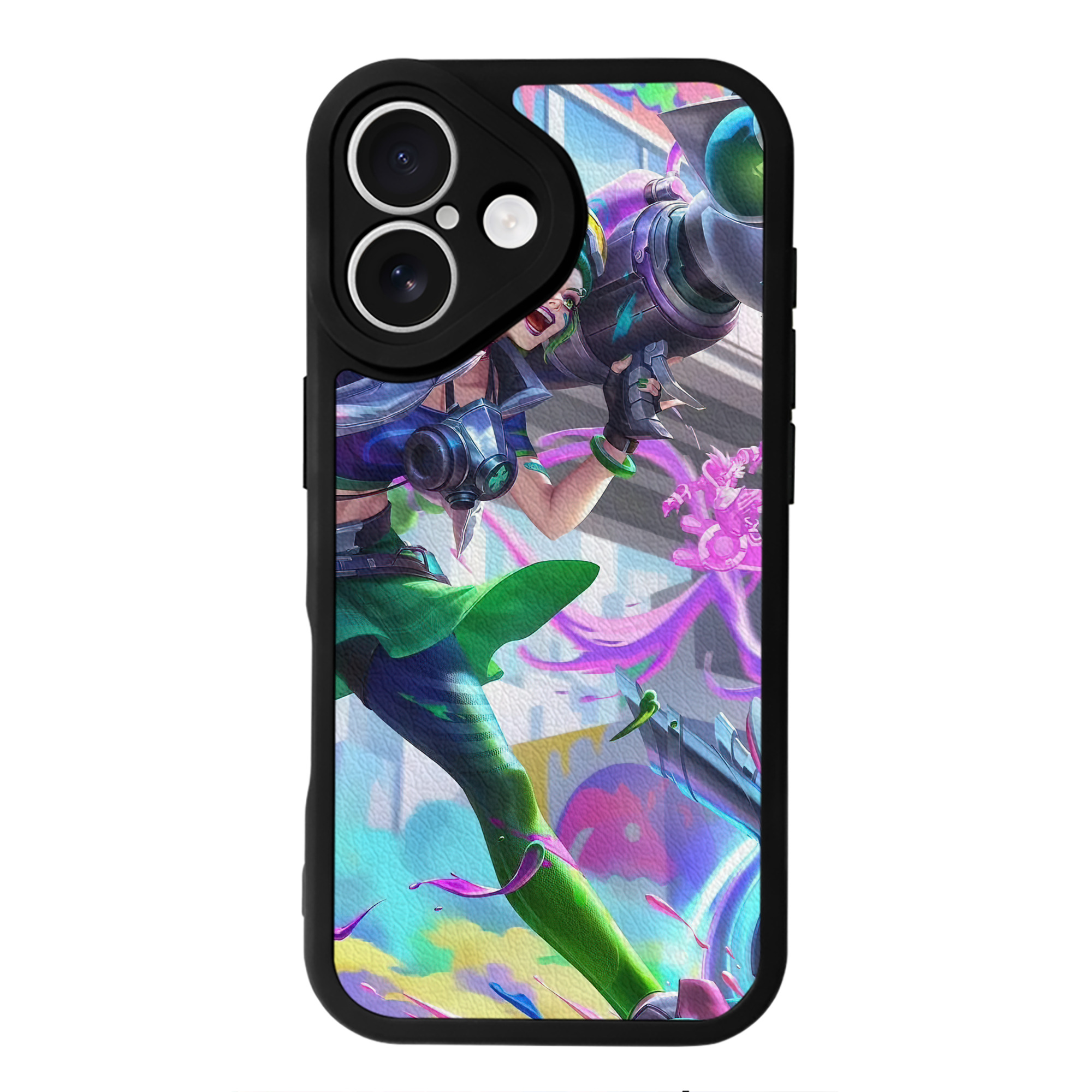 リーグ・オブ・レジェンド League of Legends LOL 【iPhone 16シリーズ対応】シリコンスマホケース（レザー調） 材質：シリコン